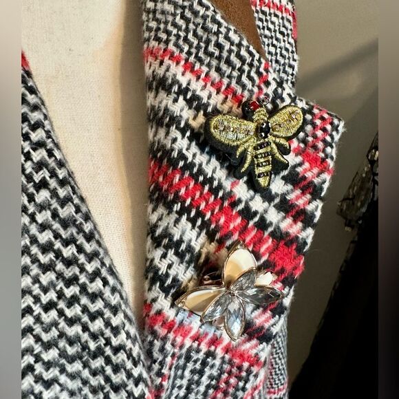 Houndstooth Italian Blazer - Picture 3 of 9